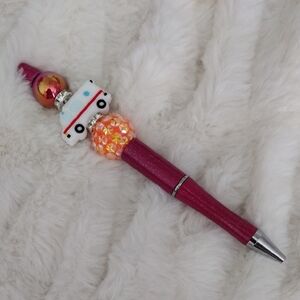 Colorful  Pen with An Ambulance 🚑 Design